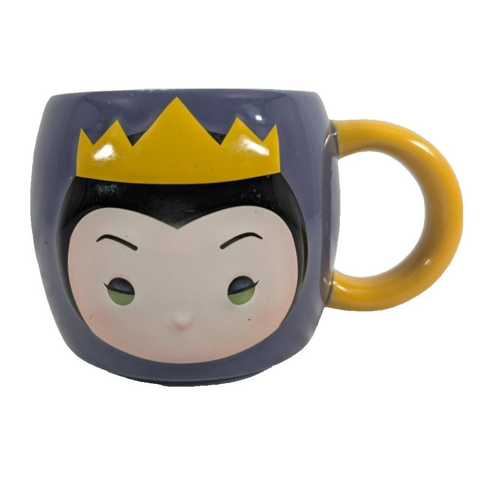Disney Store Evil Queen 14 oz Mug Snow White Villain Purple Ceramic Coffee Cup